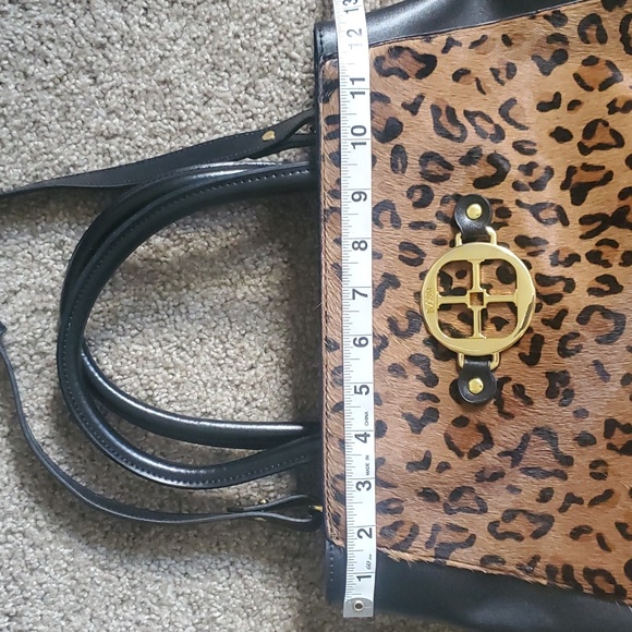 Never used! IMAN 100% split leather purse with leopard cowhide front - Picture 8 of 8